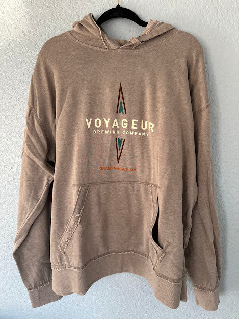 Burnout Fleece Hoodie - Gray