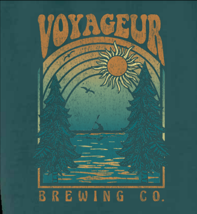 Voyageur Brewing Company Tin Tacker Signs
