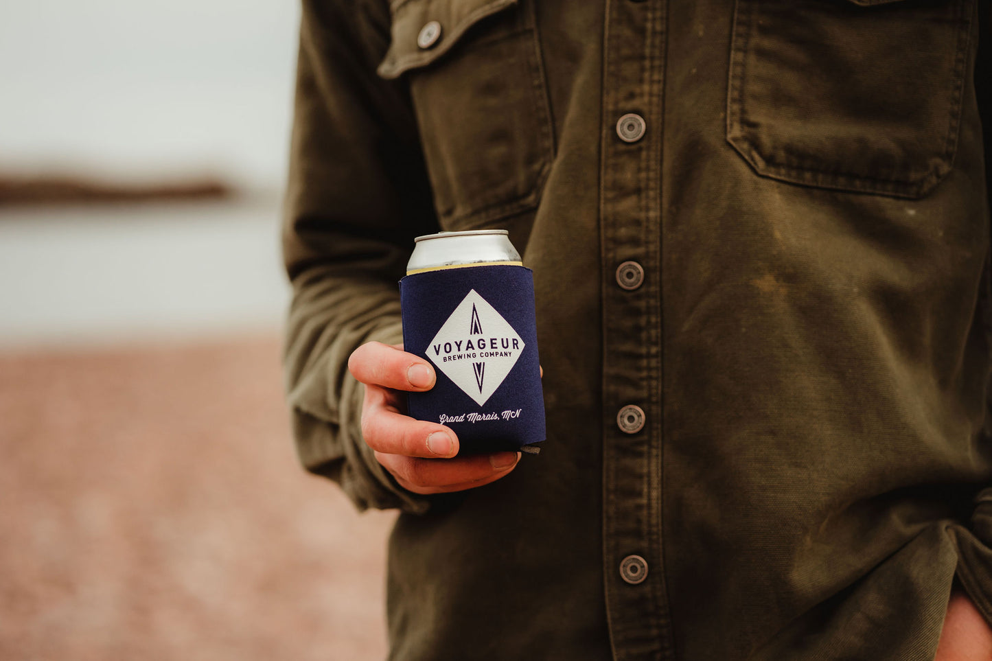 Voyageur Brewing Can Koozie