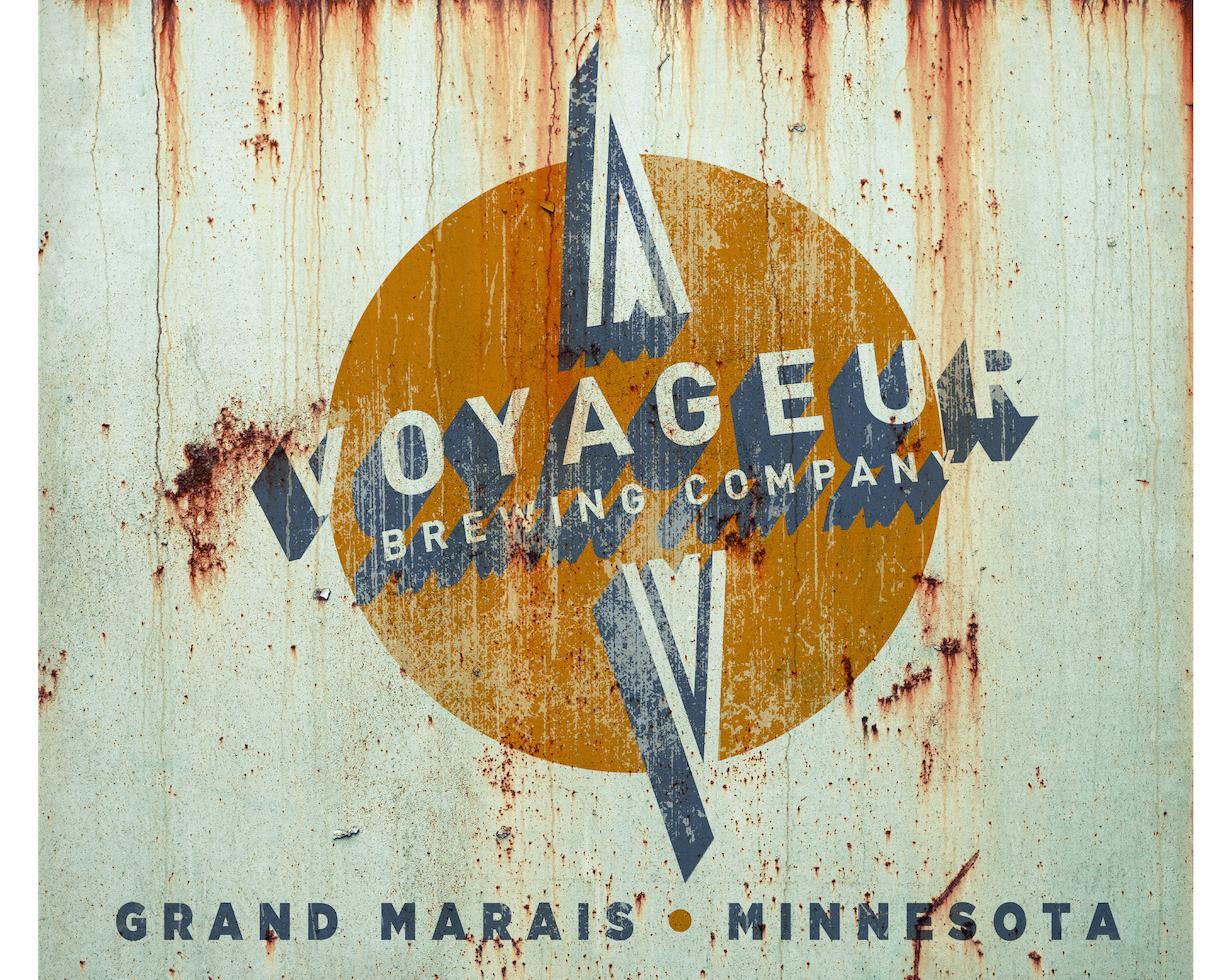 Voyageur Brewing Company Tin Tacker Signs
