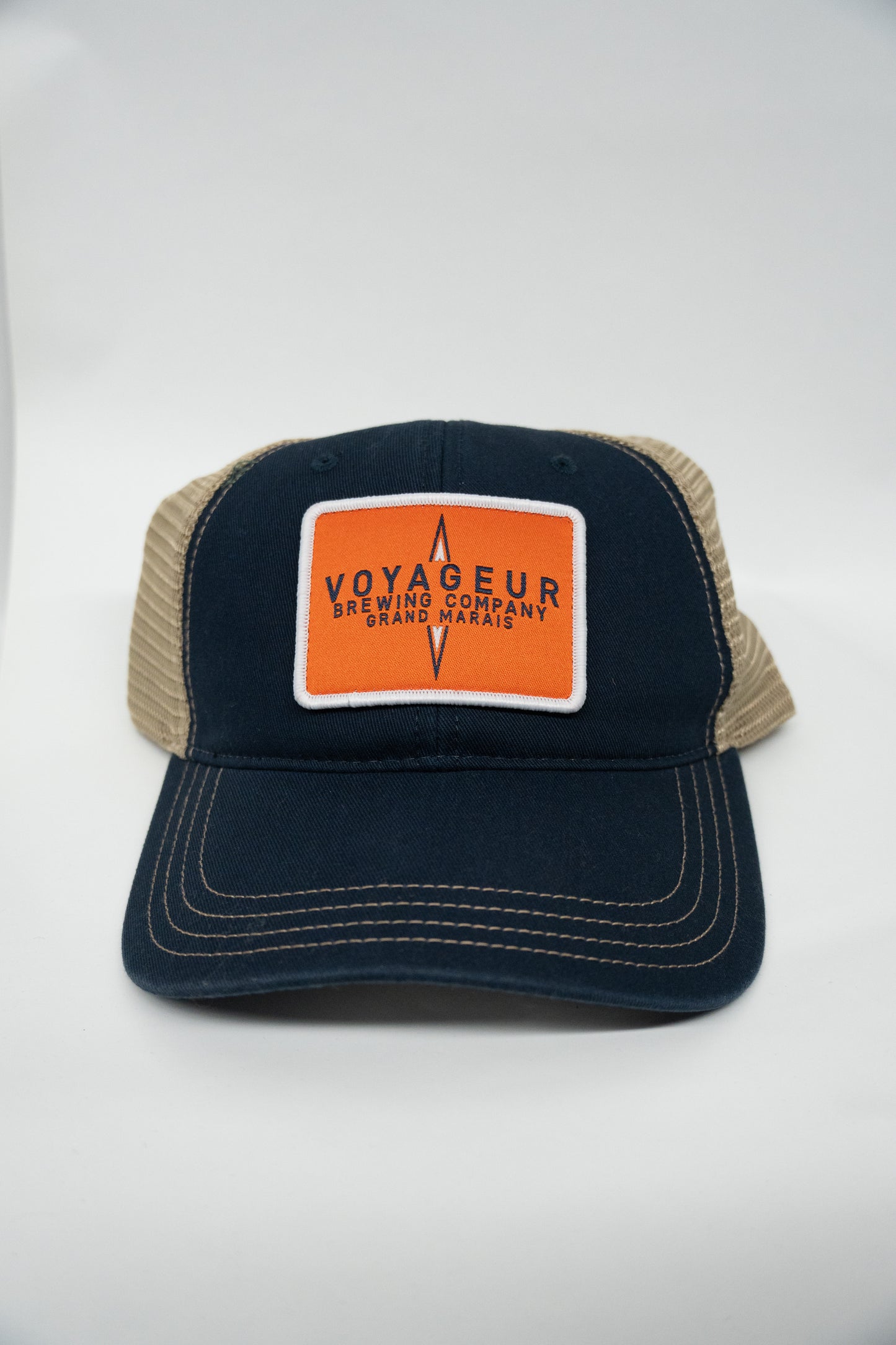 Unstructured Meshback Navy/ Khaki