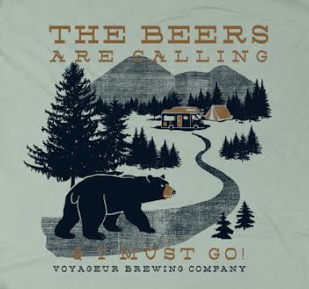 The Beers Are Calling Tee- Sage