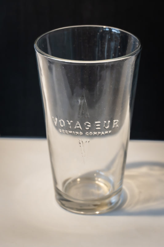 Embossed Pint Glass