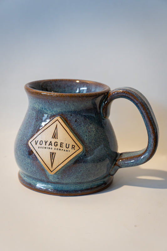 Stormy Blue Potbelly Mug