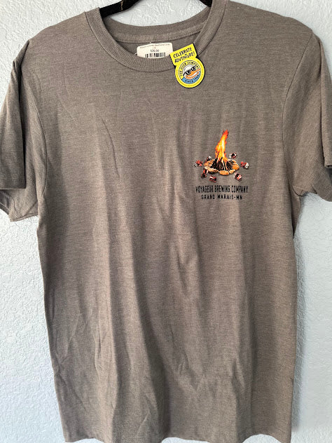 Attract Humans Tee- Heathered Gray