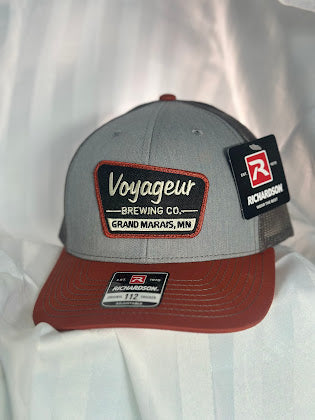 Heather Grey/ Charcoal/Dark Orange Cap