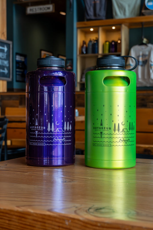 Mini Keg Camp Scene Growler