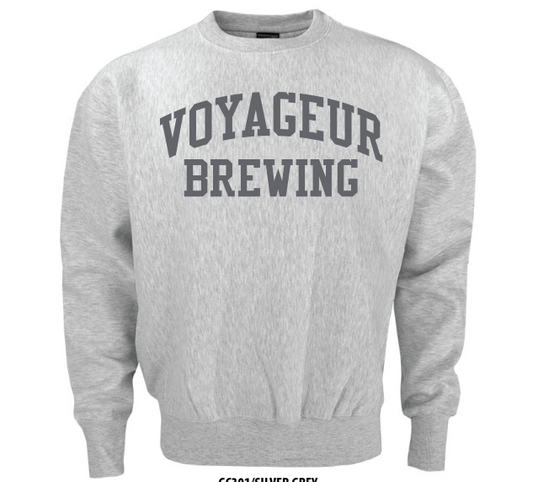 Signature Crew Fleece - Silver Grey