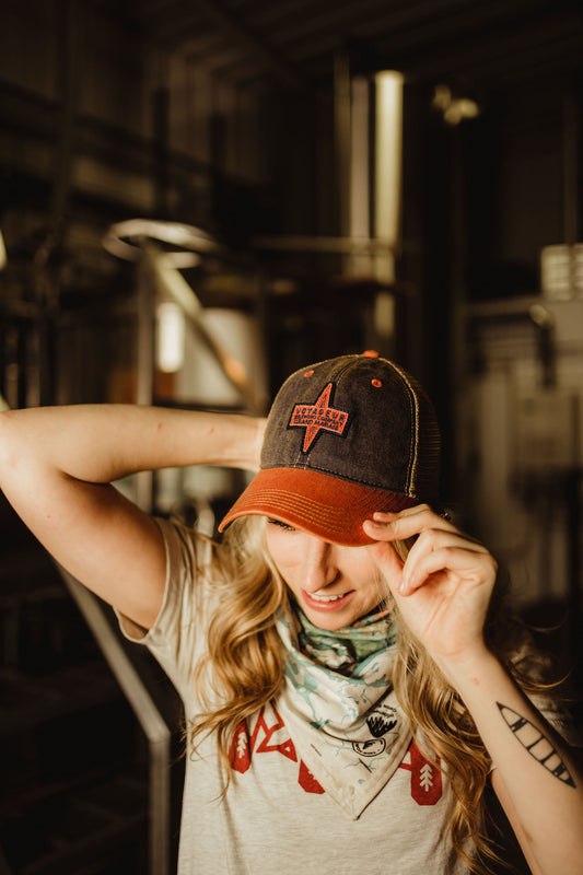 Navy/ Orange Trucker