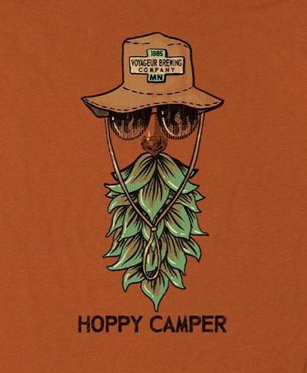 Hoppy Camper Tee - Orange