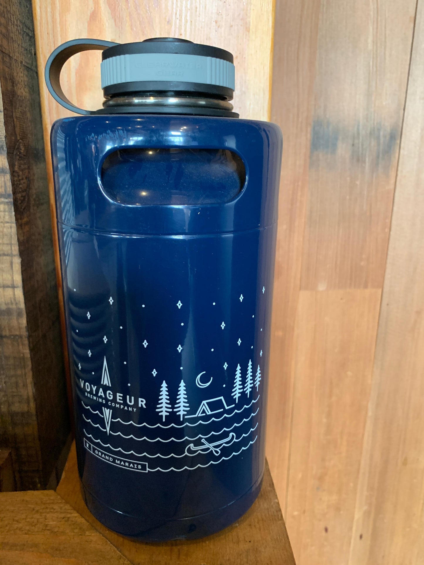 Mini Keg Camp Scene Growler