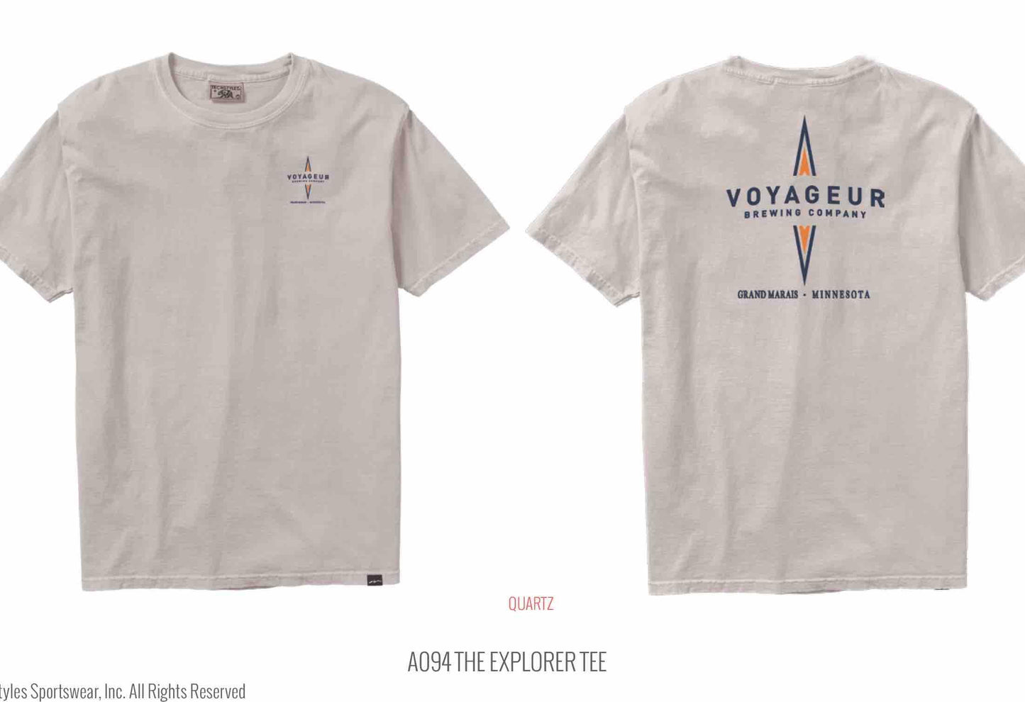Explorer Tee 2- Sided - Quartz
