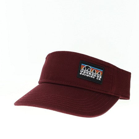 Tennis Visor - Maroon