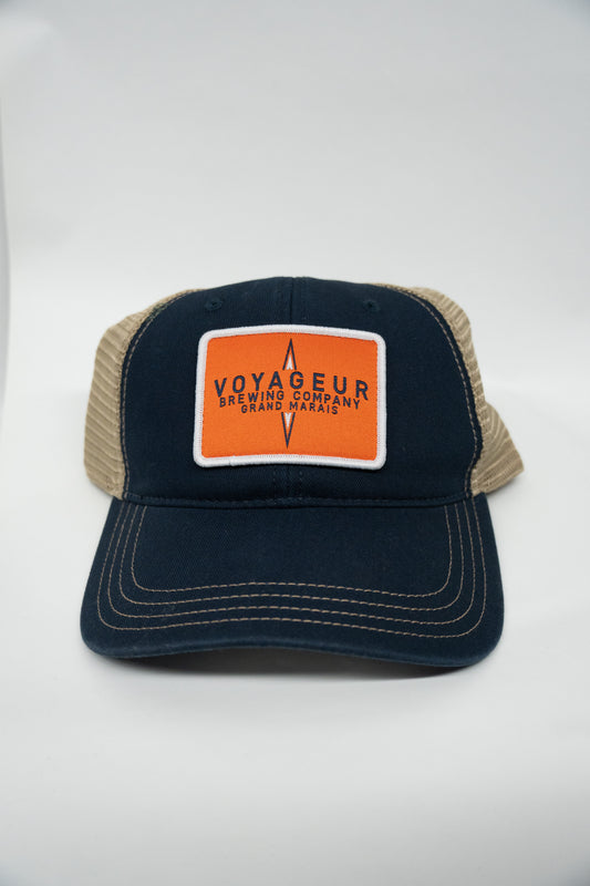 Unstructured Meshback Navy/ Khaki